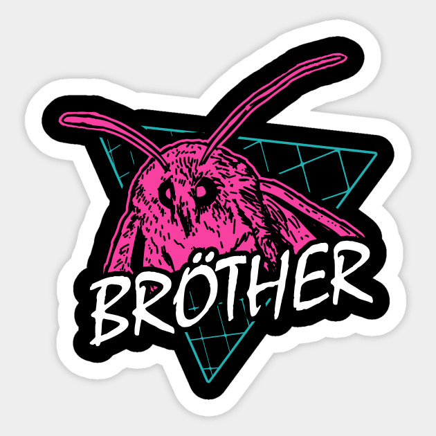 Brother Moth Meme Sticker by dumbshirts